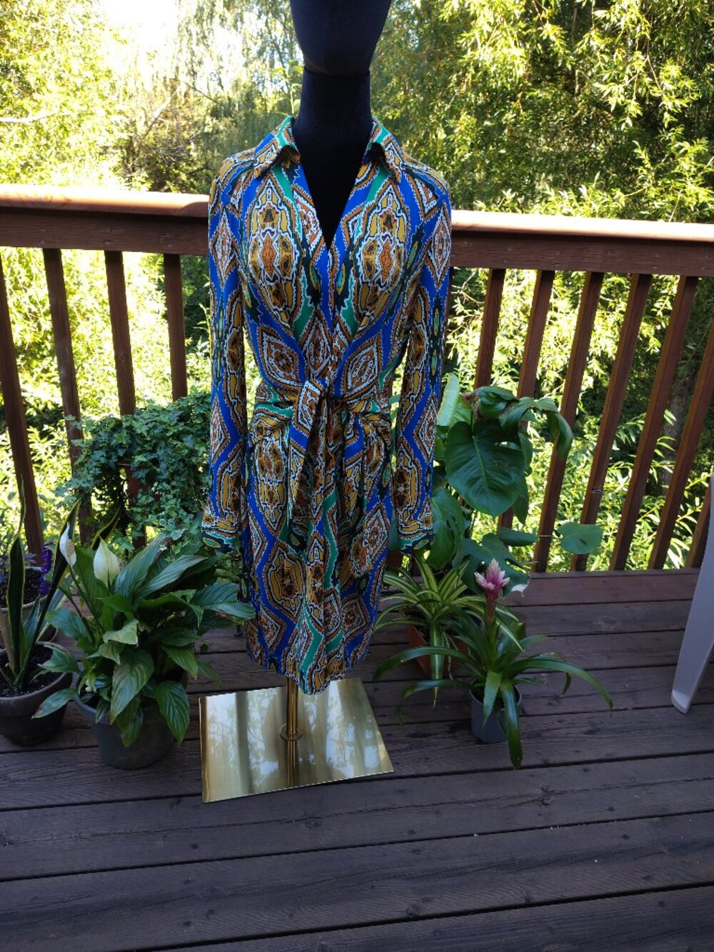 Cache Patterned Dress Size 12 (item A3) - Picture 3 of 8